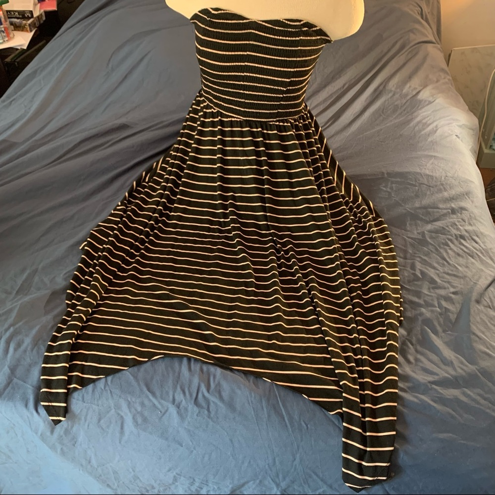 TORRID Black & Tan Strapless Dress🖤🤎